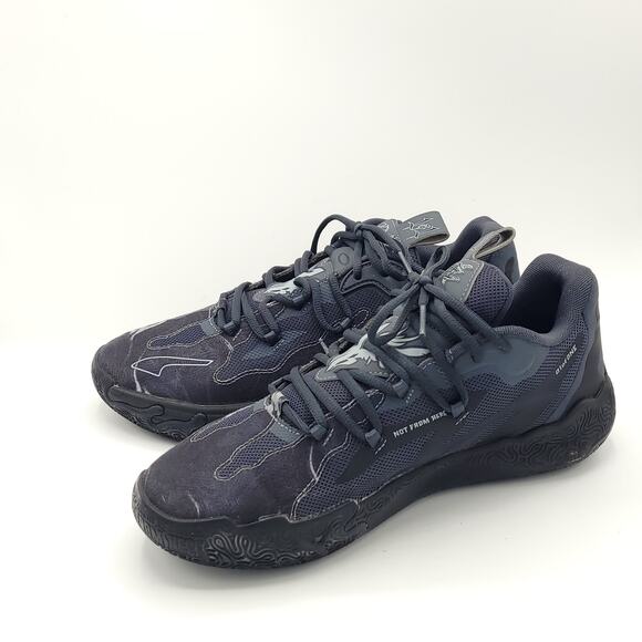 Puma LaMelo Ball MB.03 Lo Black Strong Grey 310519-03 men's size 9 - Picture 4 of 9